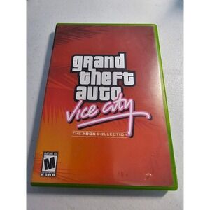 Grand‎ Theft Auto Vice City The Xbox Collection Xbox Game Disc Case